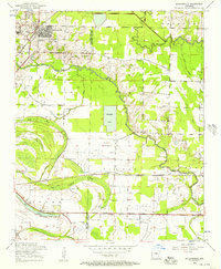Jacksonville 1954 topographic map thumbnail