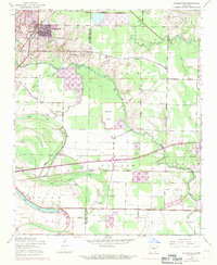 Jacksonville 1954 topographic map thumbnail