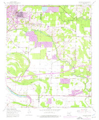 Jacksonville 1954 topographic map thumbnail