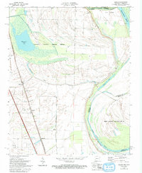Jericho 1970 topographic map thumbnail