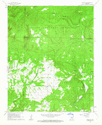 Jerusalem 1962 topographic map thumbnail