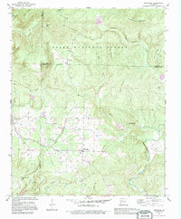 Jerusalem 1990 topographic map thumbnail