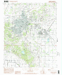 Jonesboro 1983 topographic map thumbnail
