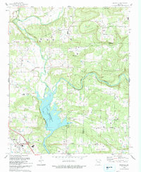 Knoxville 1993 topographic map thumbnail