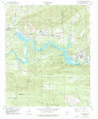 Lake Catherine 1978 topographic map thumbnail