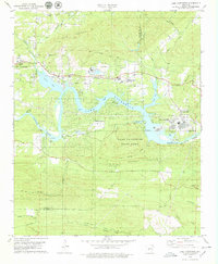 Lake Catherine 1978 topographic map thumbnail