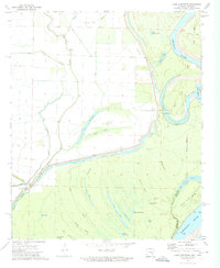 Lake Cheatham 1972 topographic map thumbnail