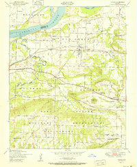 Lavaca 1951 topographic map thumbnail