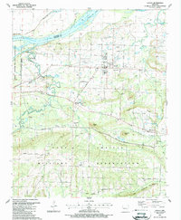 Lavaca 1987 topographic map thumbnail