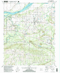 Lavaca 1997 topographic map thumbnail