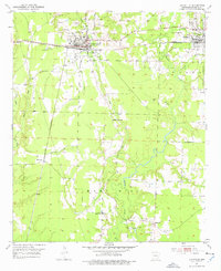 Lewisville 1952 topographic map thumbnail