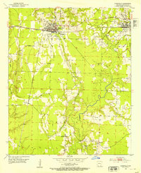 Lewisville 1952 topographic map thumbnail