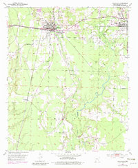 Lewisville 1952 topographic map thumbnail
