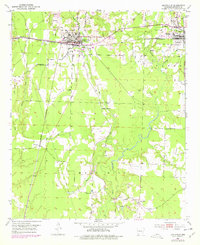 Lewisville 1952 topographic map thumbnail
