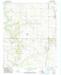 Lexa 1971 topographic map thumbnail
