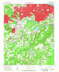 Little Rock 1961 topographic map thumbnail
