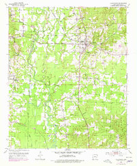 Lockesburg 1951 topographic map thumbnail