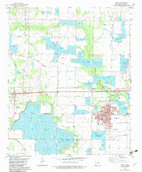 Lonoke 1982 topographic map thumbnail