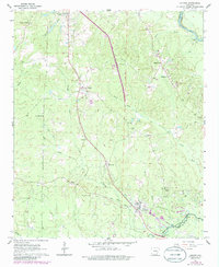 Louann 1962 topographic map thumbnail