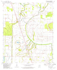 Macon Lake 1981 topographic map thumbnail