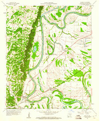 Madison 1960 topographic map thumbnail
