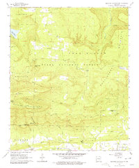 Magazine Mountain NE 1966 topographic map preview