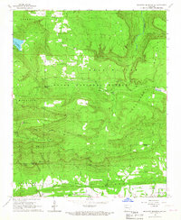 Magazine Mountain NE 1966 topographic map thumbnail