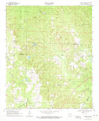 Magnolia NW 1969 topographic map thumbnail