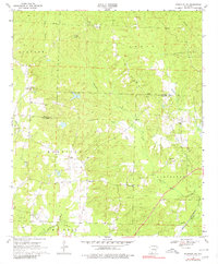 Magnolia NW 1969 topographic map thumbnail