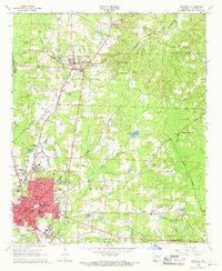 Magnolia 1968 topographic map thumbnail