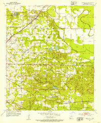 Mandeville 1952 topographic map thumbnail