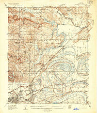Mc Almont 1935 topographic map thumbnail