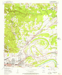 Mc Almont 1954 topographic map thumbnail