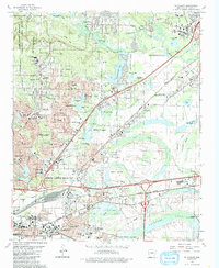 Mc Almont 1986 topographic map thumbnail
