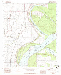 Mellwood 1982 topographic map thumbnail