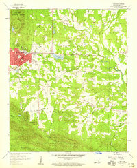 Mena 1958 topographic map preview