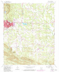 Mena 1958 topographic map preview