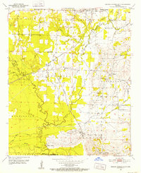 Mineral Springs South 1951 topographic map thumbnail