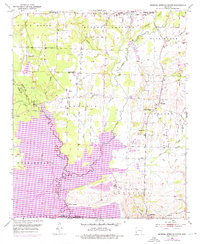 Mineral Springs South 1951 topographic map thumbnail