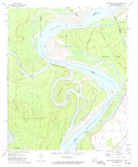 Montgomery Island 1972 topographic map thumbnail