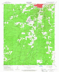 Monticello South 1966 topographic map thumbnail