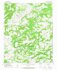 Morganton 1961 topographic map thumbnail