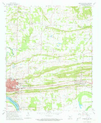 Morrilton East 1961 topographic map thumbnail