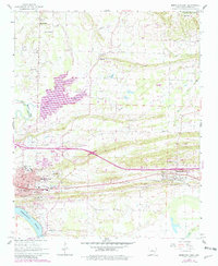 Morrilton East 1961 topographic map thumbnail
