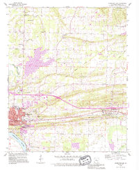 Morrilton East 1990 topographic map thumbnail