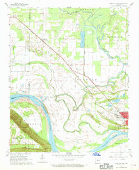 Morrilton West 1961 topographic map thumbnail