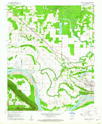 Morrilton West 1961 topographic map thumbnail