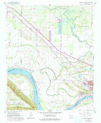 Morrilton West 1961 topographic map thumbnail
