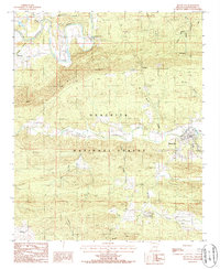 Mount Ida 1986 topographic map thumbnail