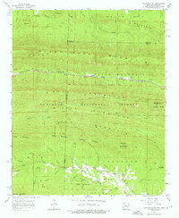 Mountain Fork 1958 topographic map thumbnail